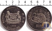 Продать Монеты Сингапур 10 долларов 1998 Медно-никель