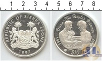 Продать Монеты Сьерра-Леоне 10 долларов 1997 Серебро