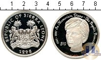 Продать Монеты Сьерра-Леоне 10 долларов 1998 Серебро