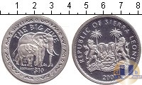 Продать Монеты Сьерра-Леоне 10 долларов 2001 Серебро
