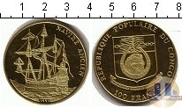Продать Монеты Конго 100 франков 1991 Медь