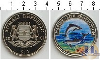 Продать Монеты Сомали 10 шиллингов 2001 Медно-никель