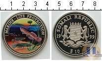 Продать Монеты Сомали 10 шиллингов 1999 Серебро