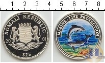 Продать Монеты Сомали 25 шиллингов 2001 Серебро