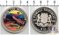 Продать Монеты Сомали 25 шиллингов 1999 Серебро