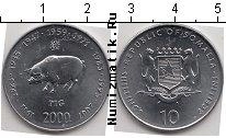 Продать Монеты Сомали 10 шиллингов 2000 Сталь покрытая никелем