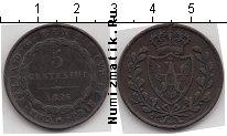 Продать Монеты Сардиния 5 чентезимо 1826 Медь