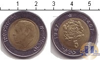Продать Монеты Марокко 5 франков 1987 