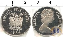 Продать Монеты Бермудские острова 25 центов 1984 Серебро