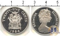 Продать Монеты Бермудские острова 25 центов 1984 Серебро