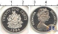 Продать Монеты Бермудские острова 25 центов 1984 Серебро