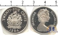 Продать Монеты Бермудские острова 25 центов 1984 Серебро
