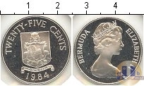 Продать Монеты Бермудские острова 25 центов 1984 Серебро