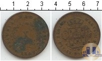 Продать Монеты Мадейра 10 рейс 1842 Медь