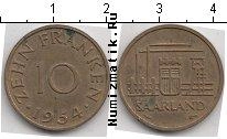 Продать Монеты Саар 10 пфеннигов 1954 