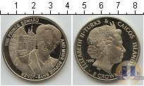 Продать Монеты Теркc и Кайкос 5 крон 1999 Медно-никель