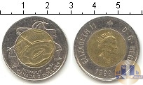 Продать Монеты Канада 1 доллар 1999 Биметалл