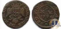 Продать Монеты Мальтийский орден 1 лира 1776 Медь