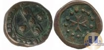 Продать Монеты Мальтийский орден 1 лира 1553 Медь