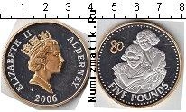 Продать Монеты Олдерни 5 фунтов 2006 Серебро