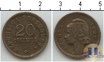 Продать Монеты Ангола 20 сентаво 1921 Медно-никель