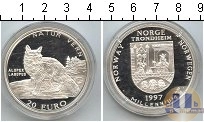 Продать Монеты Норвегия 20 евро 1997 Серебро