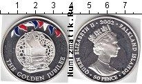 Продать Монеты Фолклендские острова 50 пенсов 2002 Серебро