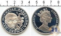 Продать Монеты Гибралтар 1 крона 1991 Серебро