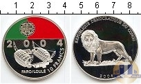 Продать Монеты Конго 10 франков 2004 Серебро