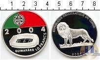 Продать Монеты Конго 10 франков 2004 Серебро