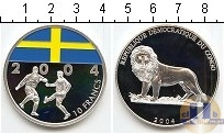 Продать Монеты Конго 10 франков 2004 Серебро