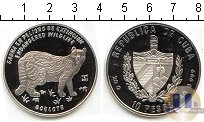Продать Монеты Куба 10 песо 2003 Серебро