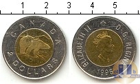 Продать Монеты Канада 1 доллар 1996 Биметалл