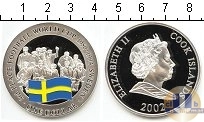 Продать Монеты Острова Кука 1 доллар 2002 Серебро