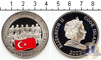 Продать Монеты Острова Кука 1 доллар 2002 Серебро