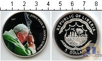 Продать Монеты Либерия 5 долларов 2007 Серебро