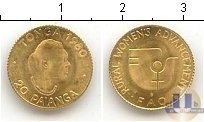 Продать Монеты Тонга 20 панга 1980 Золото