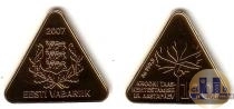 Продать Монеты Эстония 100 крон 2007 Золото