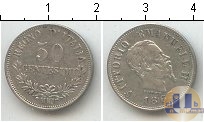 Продать Монеты Италия 50 чентезимо 1863 Серебро