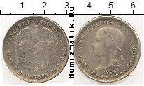 Продать Монеты Колумбия 50 сентаво 1883 Серебро