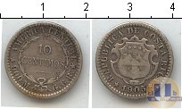 Продать Монеты Коста-Рика 10 сентим 1905 Серебро