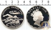 Продать Монеты Токелау 5 долларов 1994 Серебро