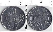Продать Монеты Сан-Марино 50 лир 1974 Сталь