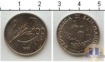 Продать Монеты Сан-Марино 100 лир 1993 
