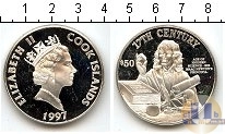 Продать Монеты Острова Кука 50 долларов 1997 Серебро