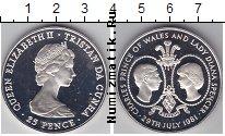 Продать Монеты Тристан-да-Кунья 25 пенсов 1981 Серебро