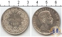 Продать Монеты Баден 1 гульден 1856 Серебро