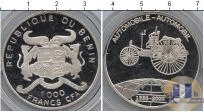 Продать Монеты Бенин 1000 франков 2000 Серебро