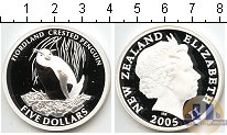 Продать Монеты Новая Зеландия 5 долларов 2005 Серебро