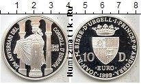 Продать Монеты Андорра 10 динерс 1998 Серебро